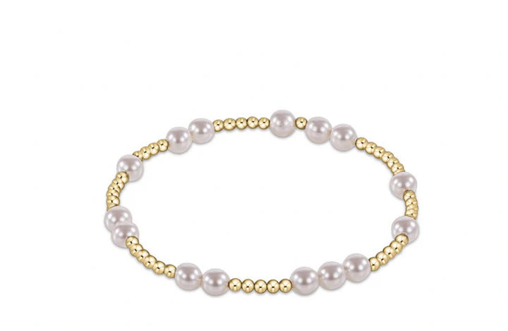Enewton Hope Unwritten 5mm Bead Bracelet - Pearl