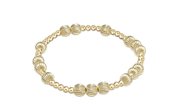 ENewton Hope Unwritten Dignity 6mm Bead Extends Bracelet - Gold