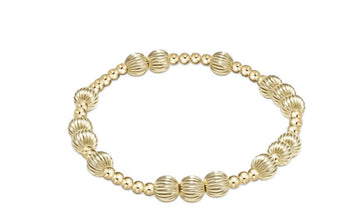 Enewton Hope Unwritten Dignity 6mm Bead Extends Bracelet - Gold