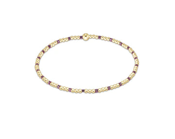 Enewton Hope Sincerity Pattern 2MM Bead Bracelet - Pink Metallic