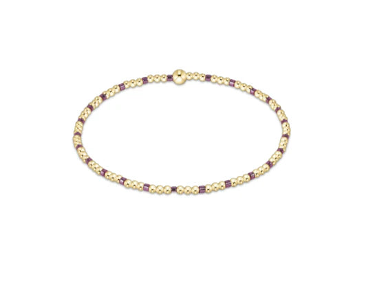 Enewton Hope Sincerity Pattern 2MM Bead Bracelet - Pink Metallic