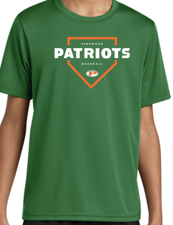 PCA Baseball Home Plate Short Sleeve Tee