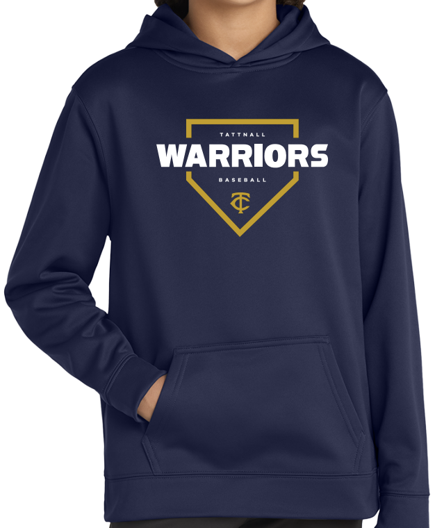 Tattnall Warriors Baseball Sport Tek Hoodie