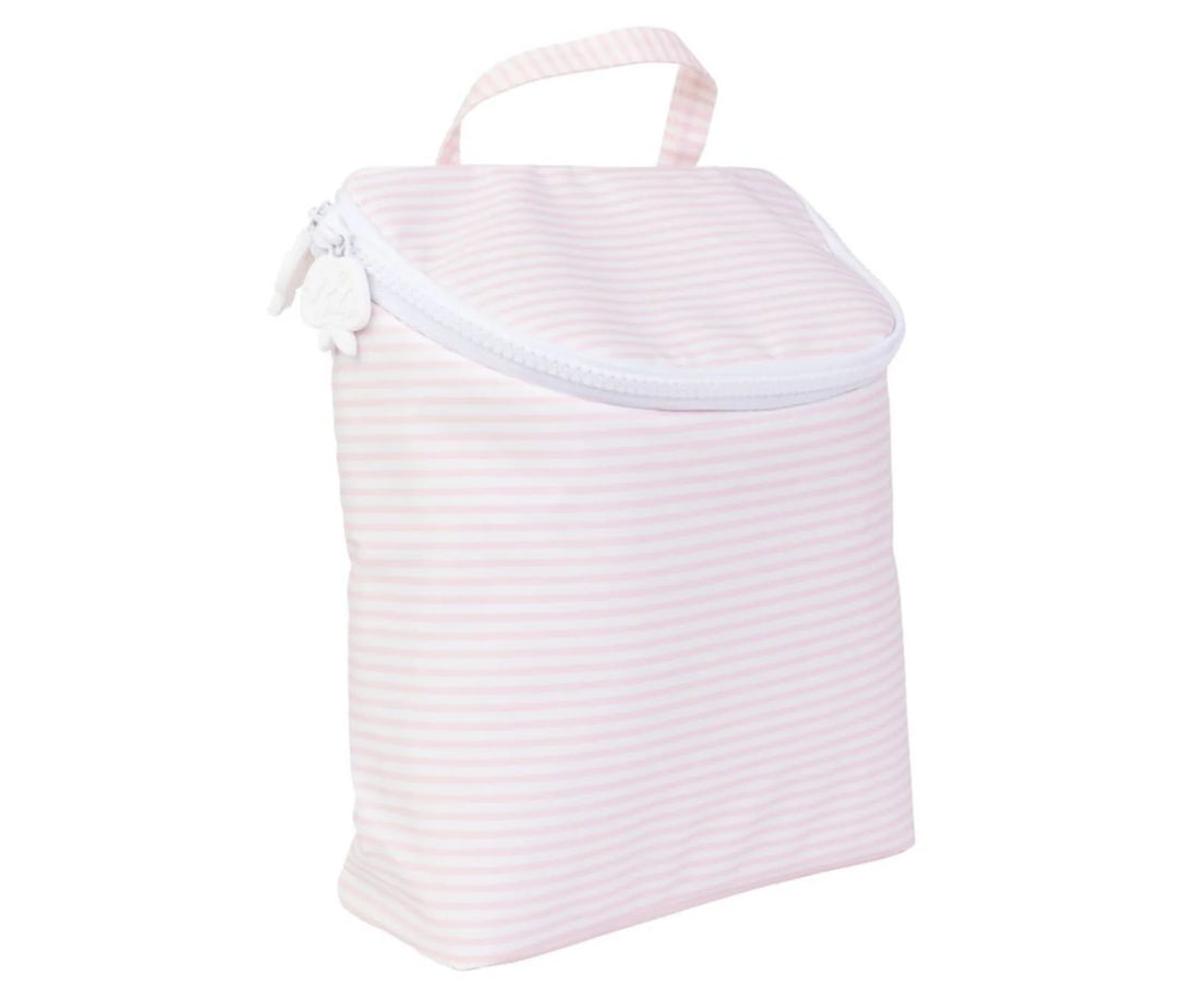 Apple of My Isla Bottle Bag - Pink Stripe