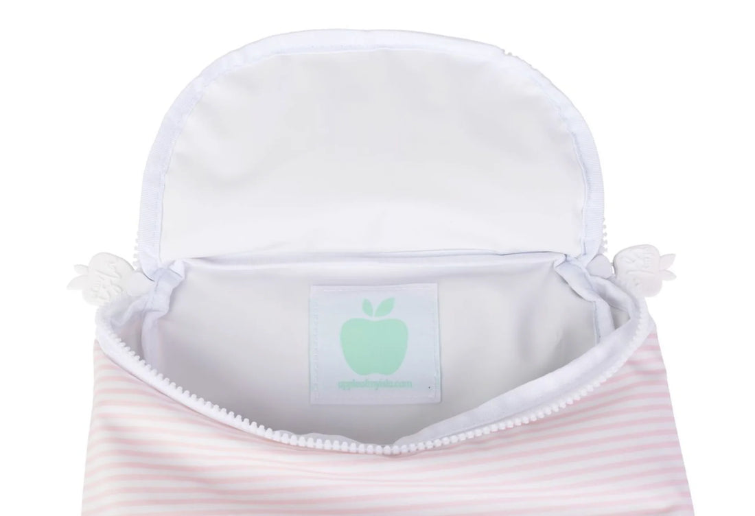 Apple of My Isla Bottle Bag - Pink Stripe