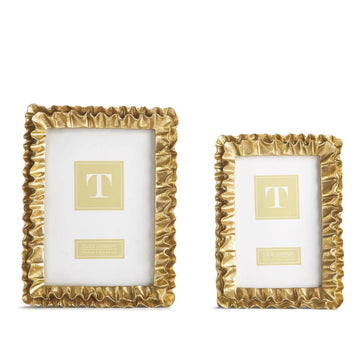 Two's Co Gold Ruffles Frame