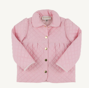 Beaufort Bonnet Carlyle Quilted Coat Palm Beach Pink with Hamptons Hot Pink Micro Dot