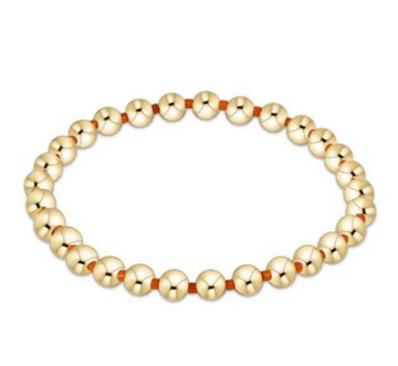 Enewton Gameday Hope Grateful 5mm Bead Bracelet - Bright Orange