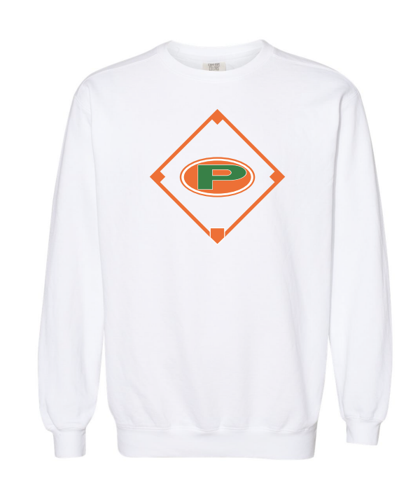 PCA Baseball Diamond White Comfort Colors Long Sleeve