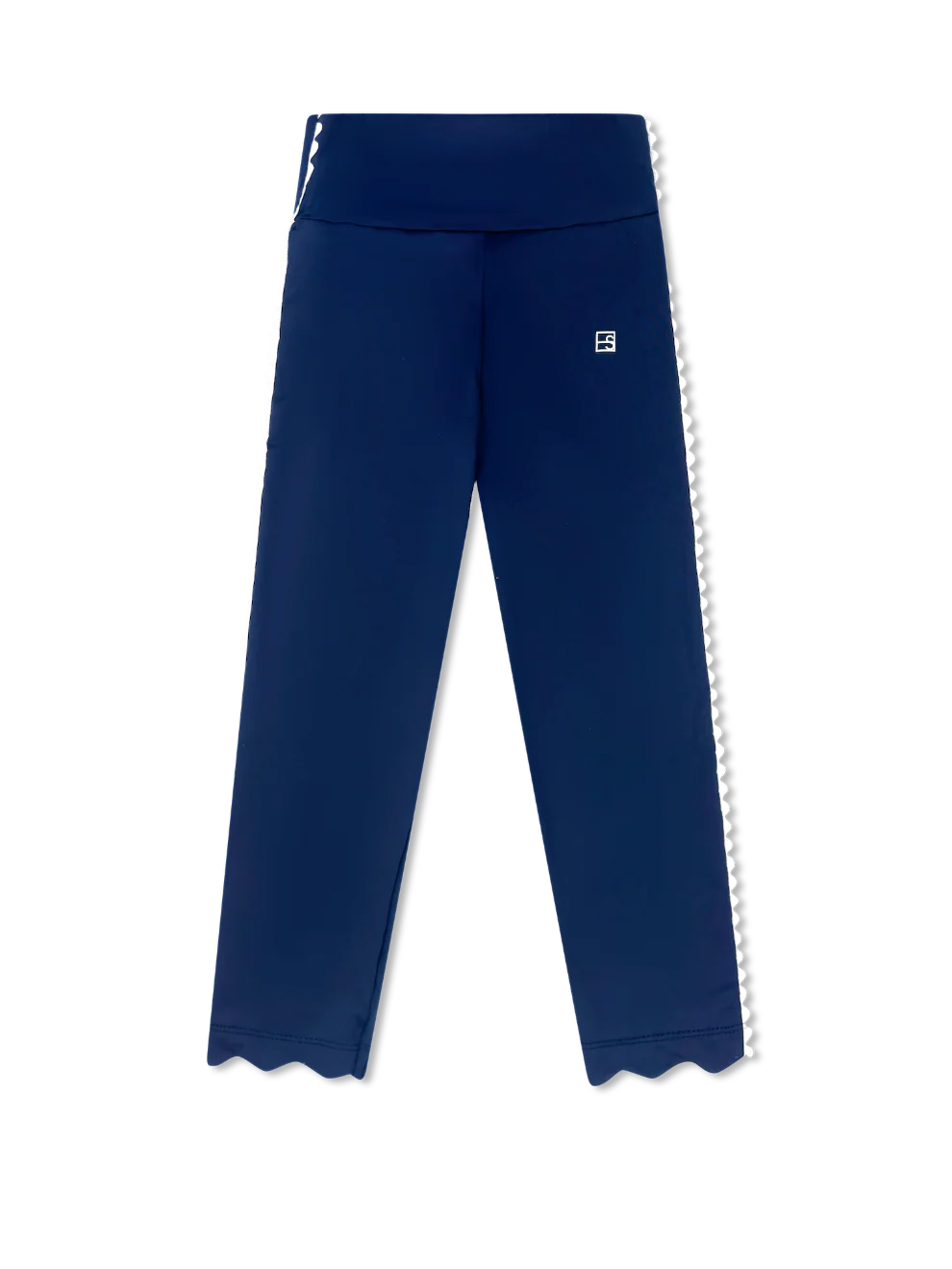 Set Fashion Abigail Legging - Nantucket Navy, Pure Coconut