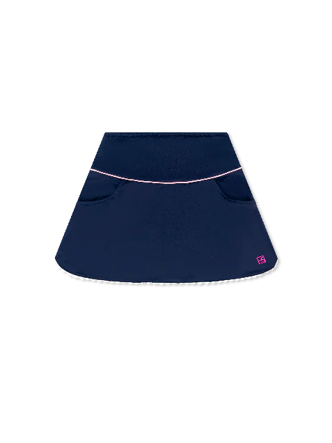 Set Fashion Teagan Tiffany Skort - Nantucket Navy, Cotton Candy Pink
