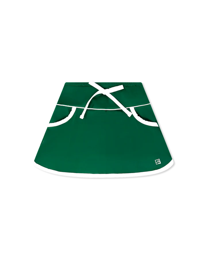 Set Fashion Tiffany Tennis Skort - Augusta Green, Pure Coconut