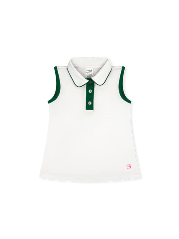 Set Fashion Gabby Tank - Pure Coconut, Augusta Green