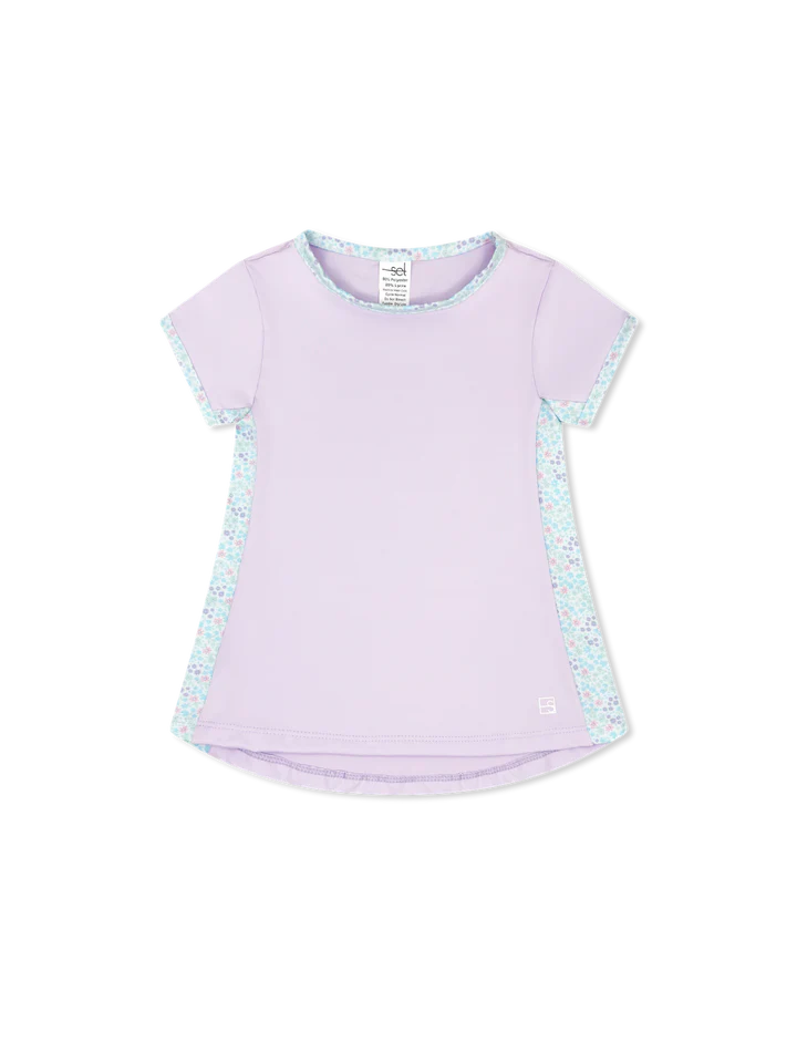 Set Fashion Blair Top - Petal Purple, Frosted Floral