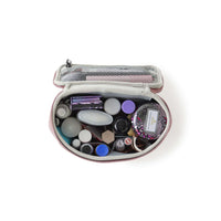 Kusshi Small Train Case- Mauve with Stone Interior