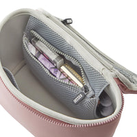 Kusshi Small Train Case- Mauve with Stone Interior
