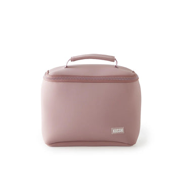 Kusshi Small Train Case- Mauve with Stone Interior