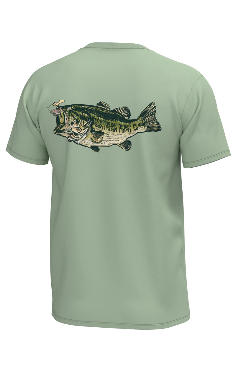 Southern Point Co. Youth Largemouth Bass Short Sleeve Pocket Tee