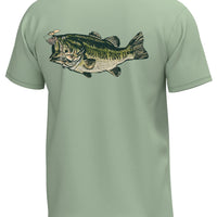 Southern Point Co. Youth Largemouth Bass Short Sleeve Pocket Tee