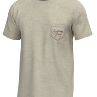 Southern Point Co. Youth Camo Badge Short Sleeve Pocket Tee