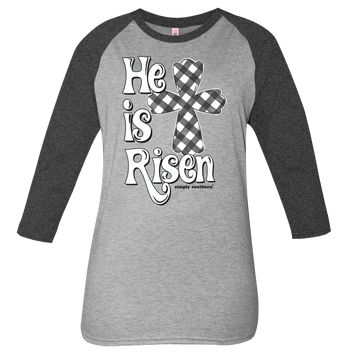 Simply Southern Vintage Collection Easter He Is Risen T-shirt