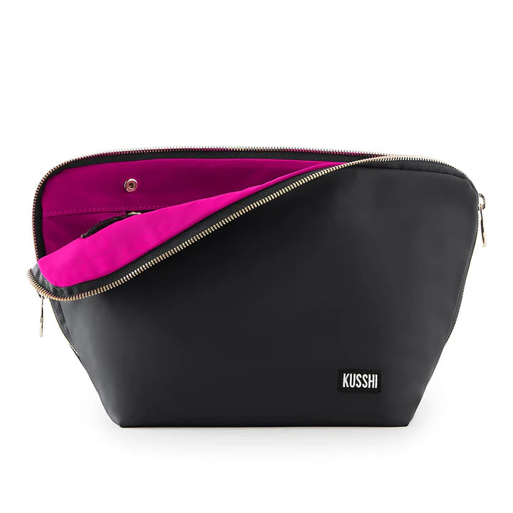 Kuushi Vacationer Makeup Bag - Black/Pink