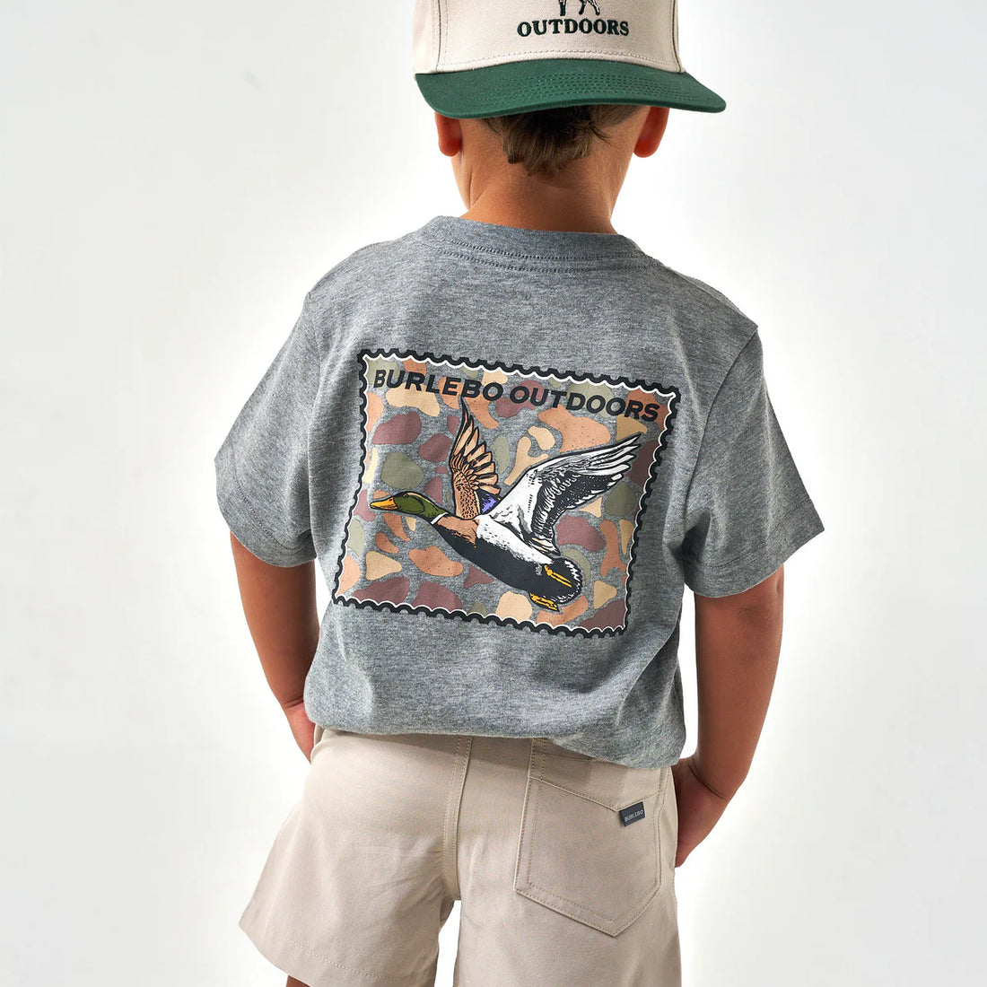 Burlebo Youth Mallard Duck Stamp Short Sleeve Tee