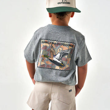 Burlebo Youth Mallard Duck Stamp Short Sleeve Tee