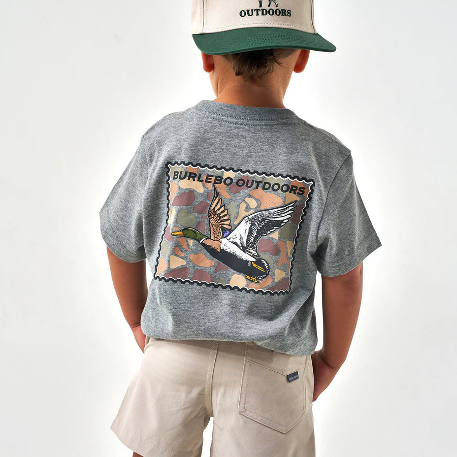 Burlebo Youth Mallard Duck Stamp Short Sleeve Tee