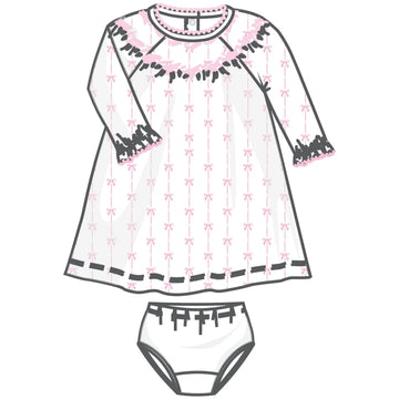 Magnolia Baby Amelia's Classics Bishop LS Dress Set