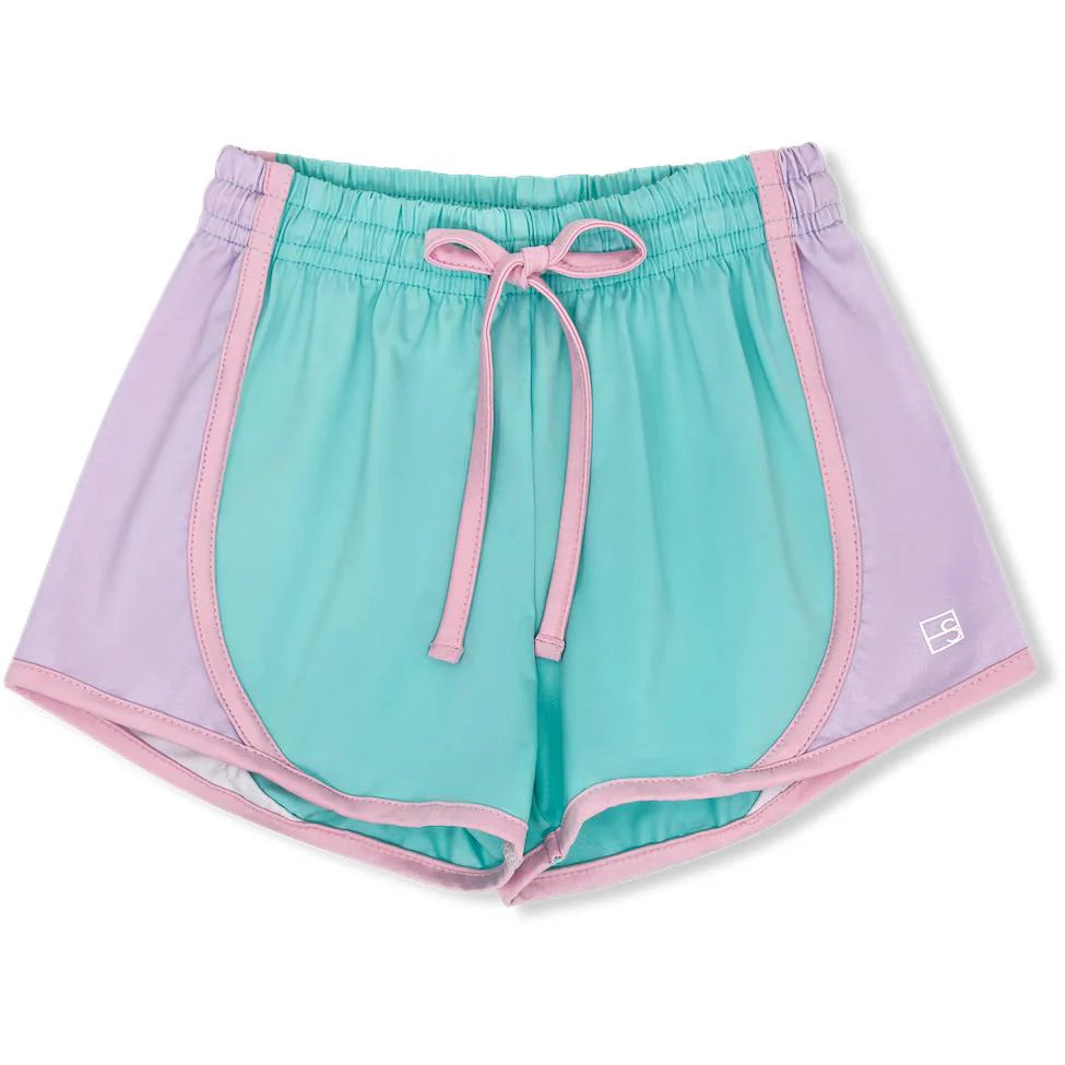 Set Fashion Elise Short - Totally Turquoise/Petal Purple