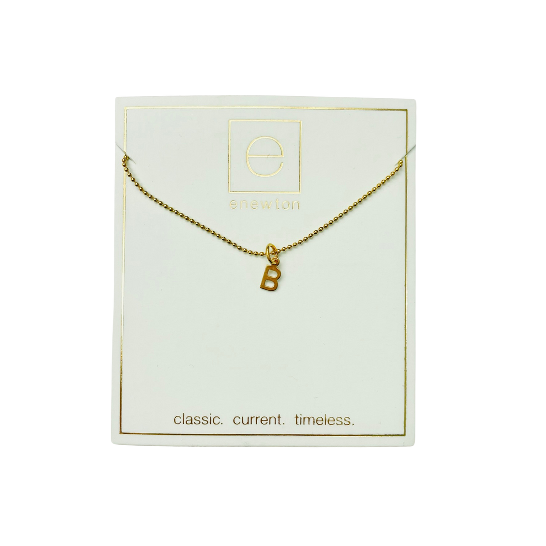 ENewton Respect Gold Alpha Necklace