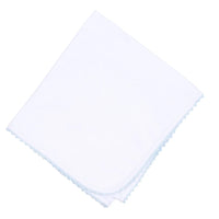 Magnolia Baby Baby Joy Crochet Trim Receiving Blanket