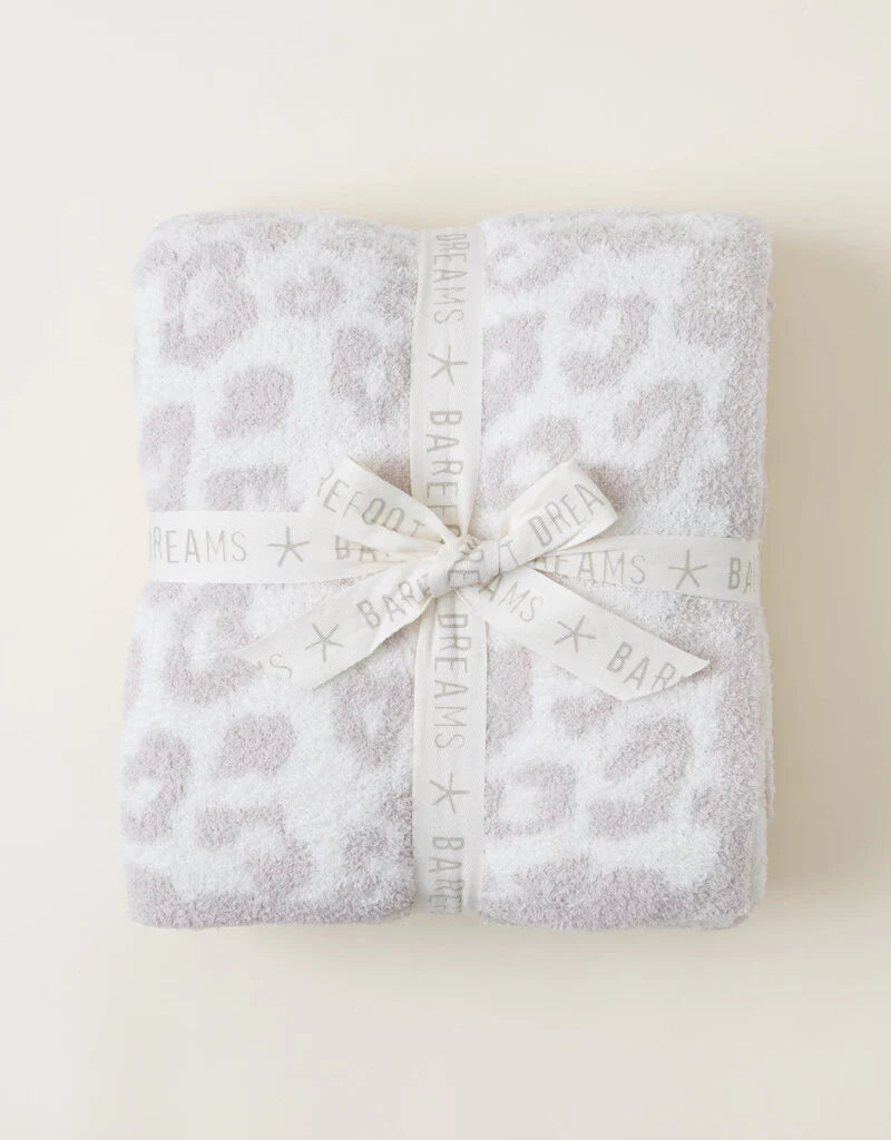 BareFoot Dreams CozyChic Barefoot In The Wild Throw - Cream/Stone