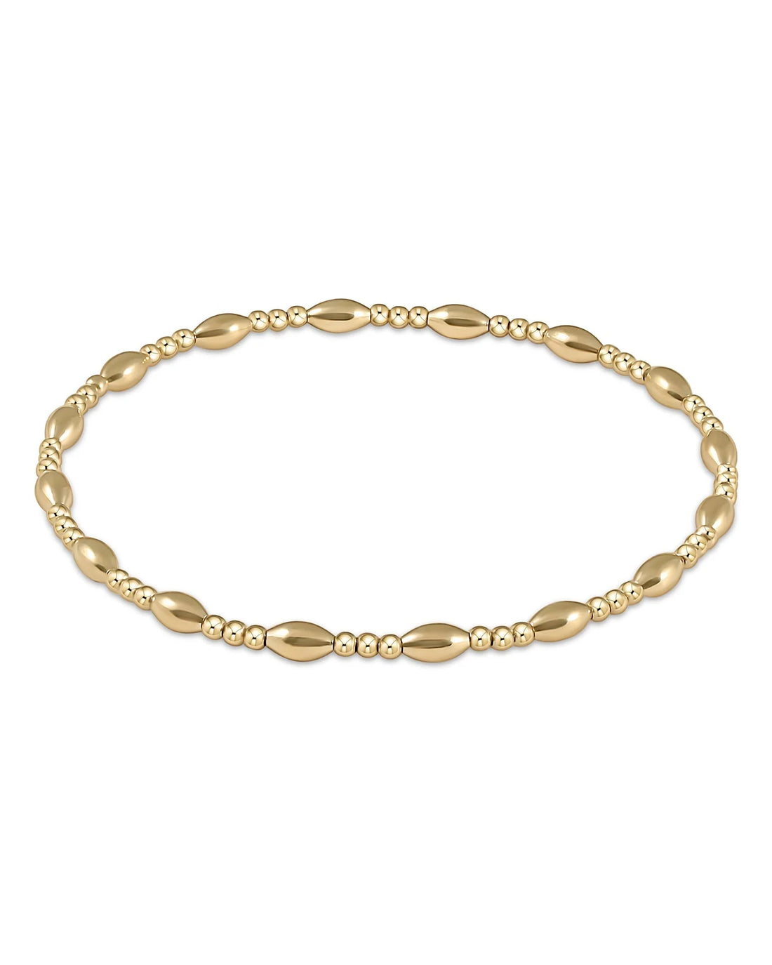 Enewton Harmony Sincerity Pattern 2mm Bead Bracelet - Gold