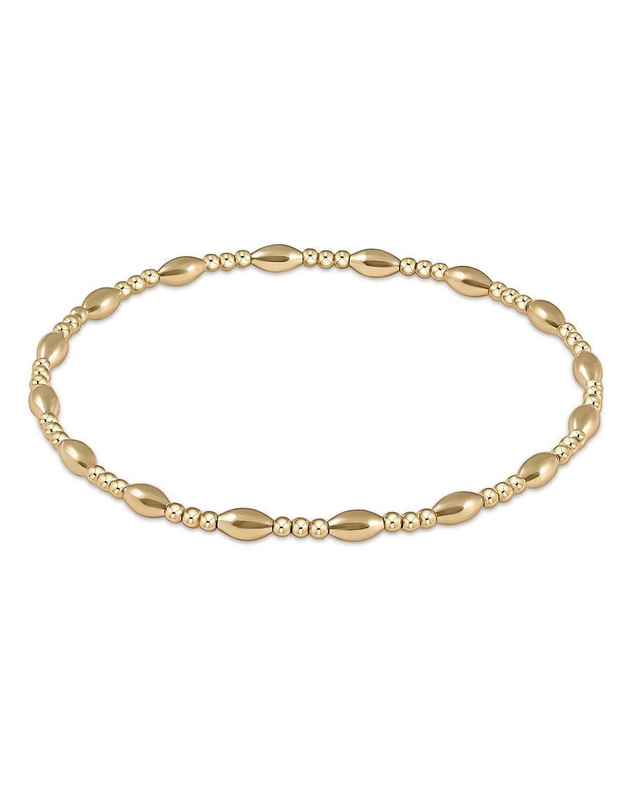 Enewton Harmony Sincerity Pattern 2mm Bead Bracelet - Gold