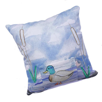 Over the Moon Tooth Fairy Pillow - Mallard