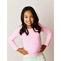 Swoon Kids Bubblegum Pink Ruched Top