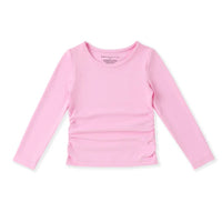 Swoon Kids Bubblegum Pink Ruched Top