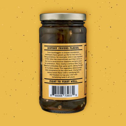 Saucy Rebellion Candied Jalapeños