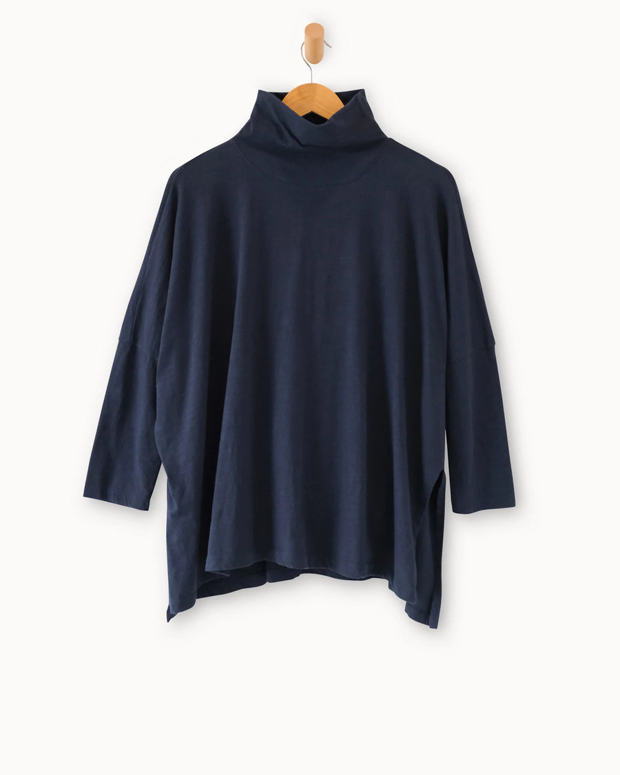 MerSea Catalina Turtleneck Tee - Navy