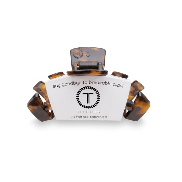 Teleties Classic Tortoise Small Claw Hair Clip