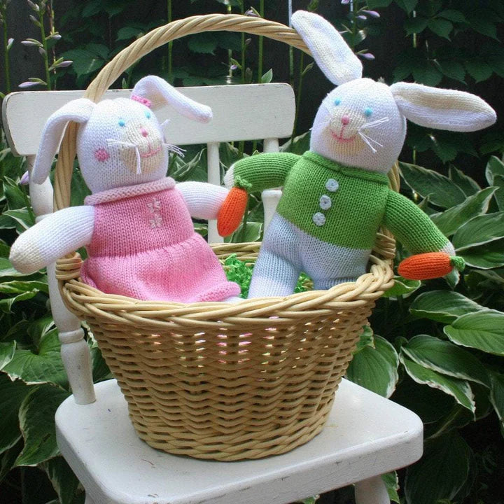 Harriett the Bunny Knit Doll Rattle