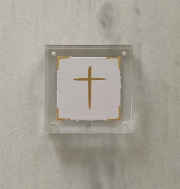 Eva Belle Acrylic Frames 4x4-Frame Cross