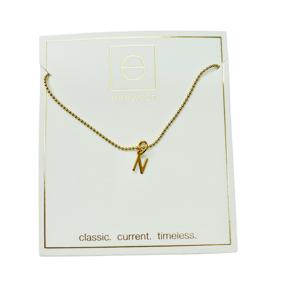 Enewton Respect Gold Alpha Necklace