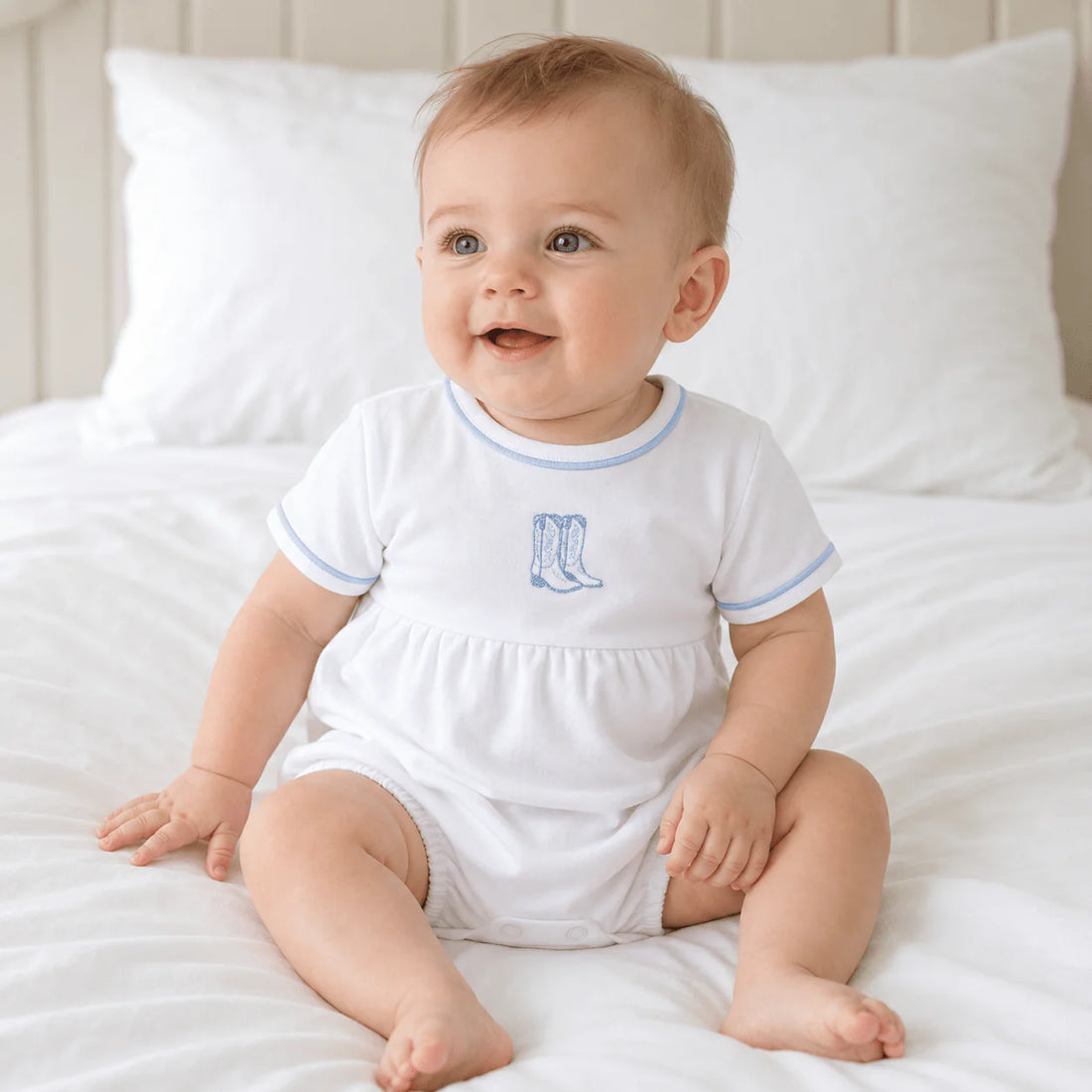 Magnolia Baby Darling Cowboy Boots Bubble