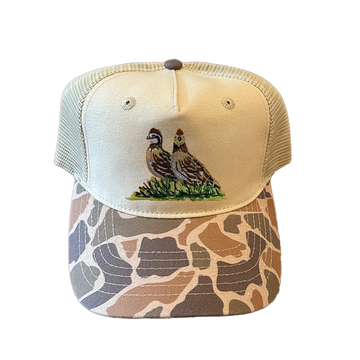 Peach State Pride Bob White Quail Mesh Back Hat