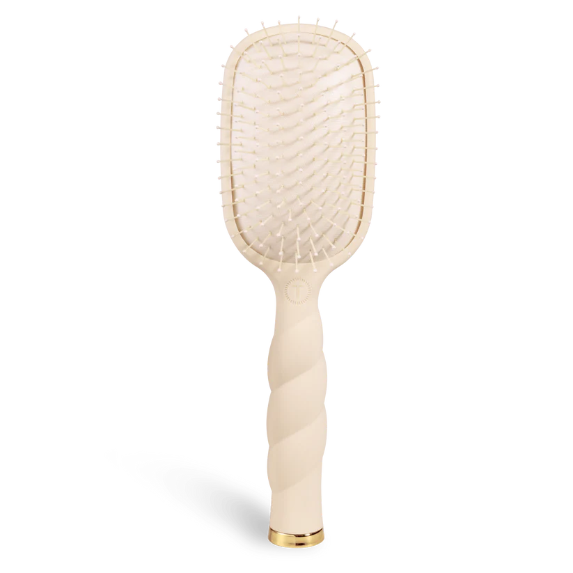 Teleties Detangler Hair Brush for Medium Hair – Tan