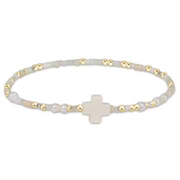 Enewton Egirl Hope Unwritten Signature Cross Bracelet - Call Me On My Shellphone