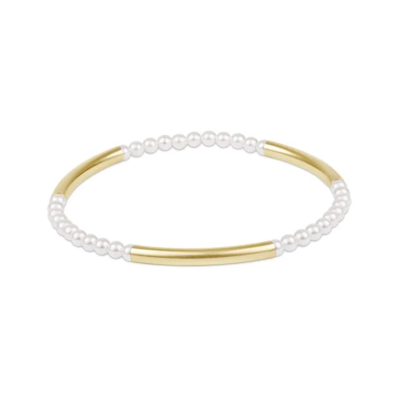 Enewton Bliss Bar Pattern Pearl 3mm Bracelet